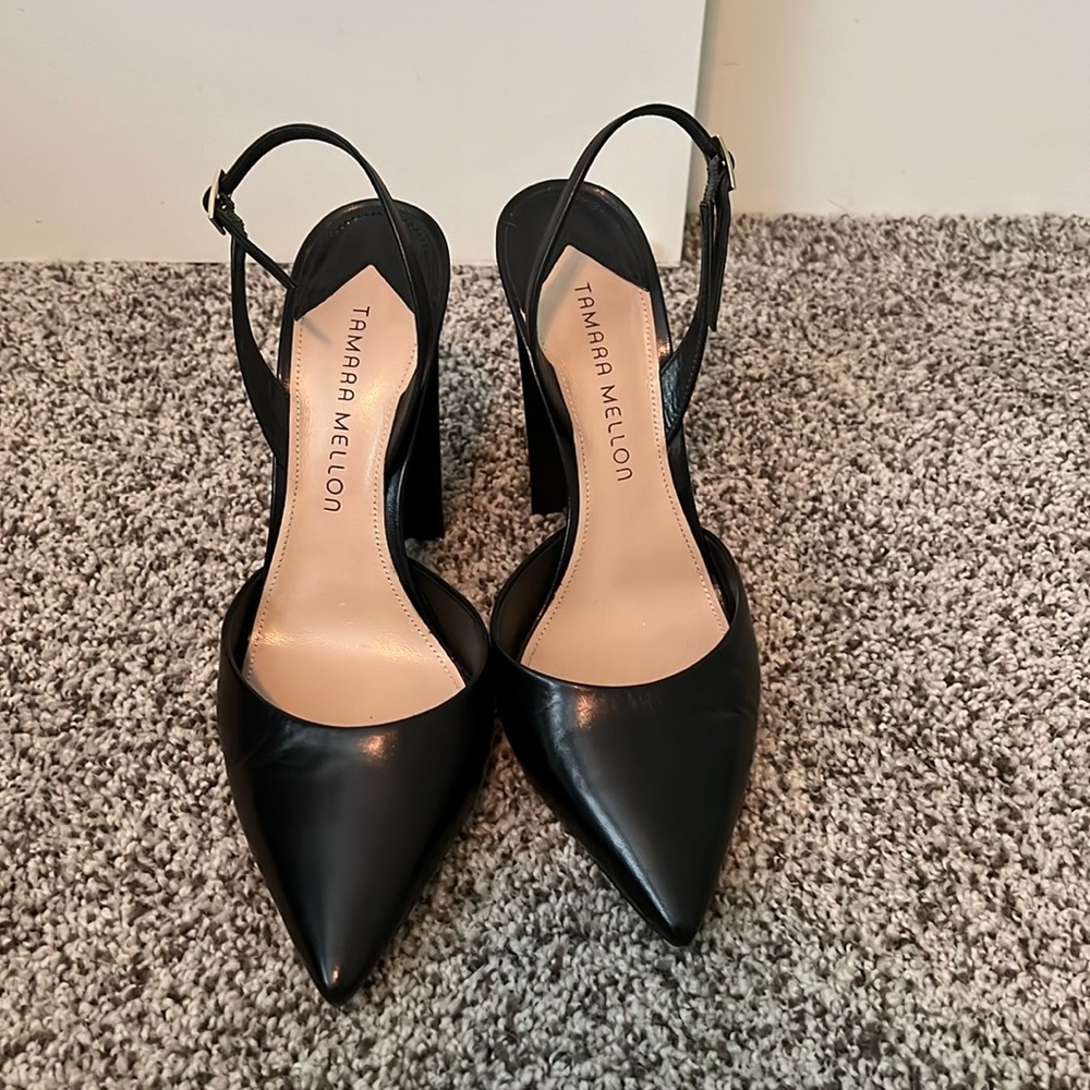 Sling back heels